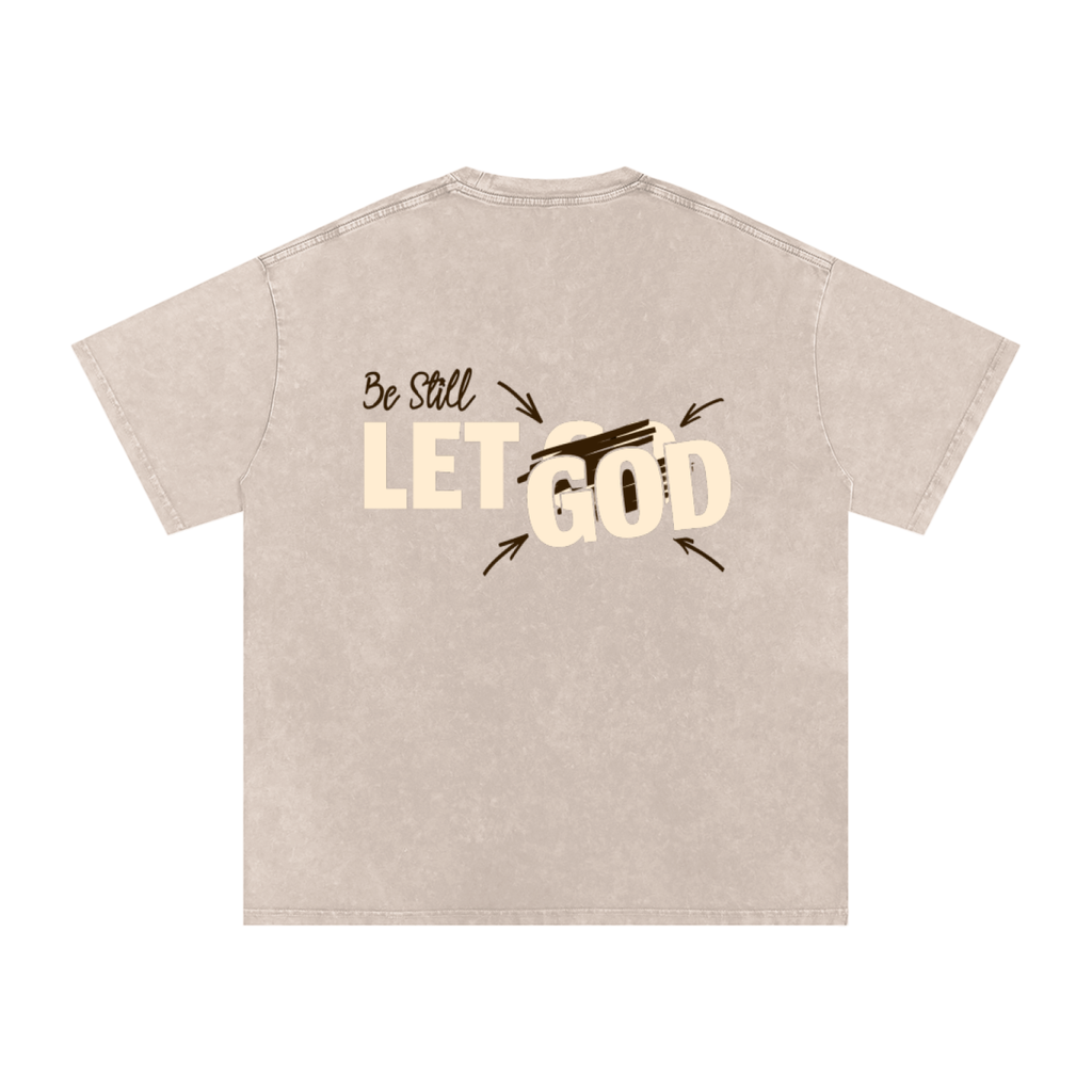 We Need Jesus Washed Oversized T-Shirt