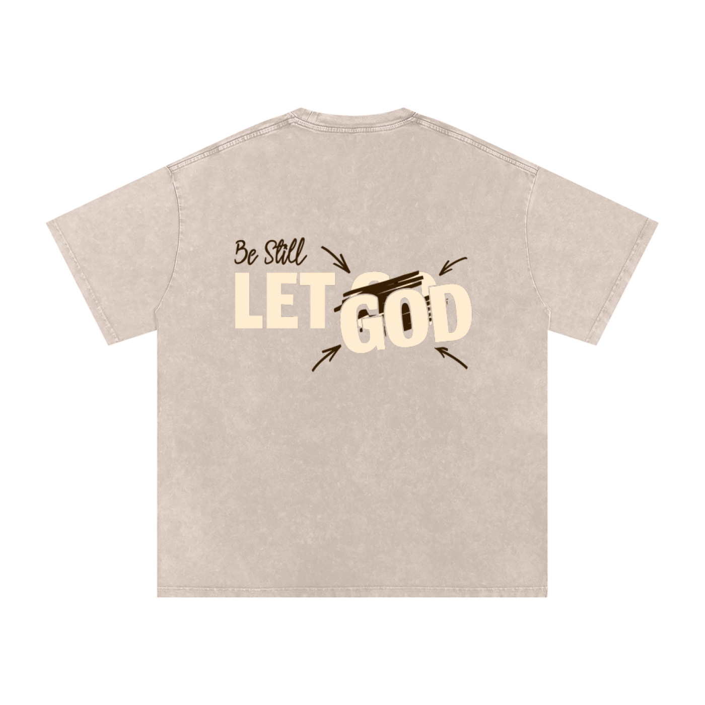 We Need Jesus Washed Oversized T-Shirt