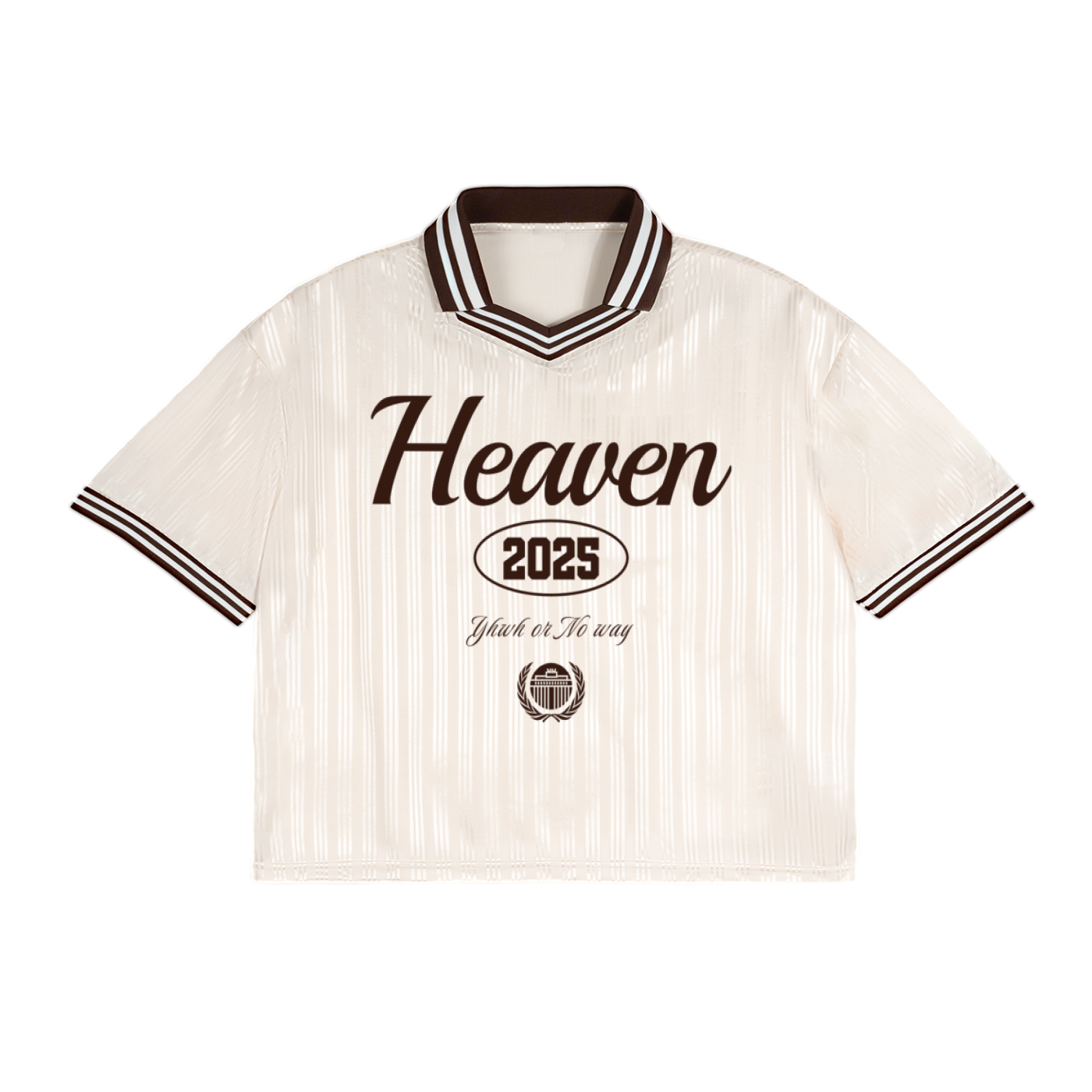 Contrast Stripes Polo Collar T-Shirt