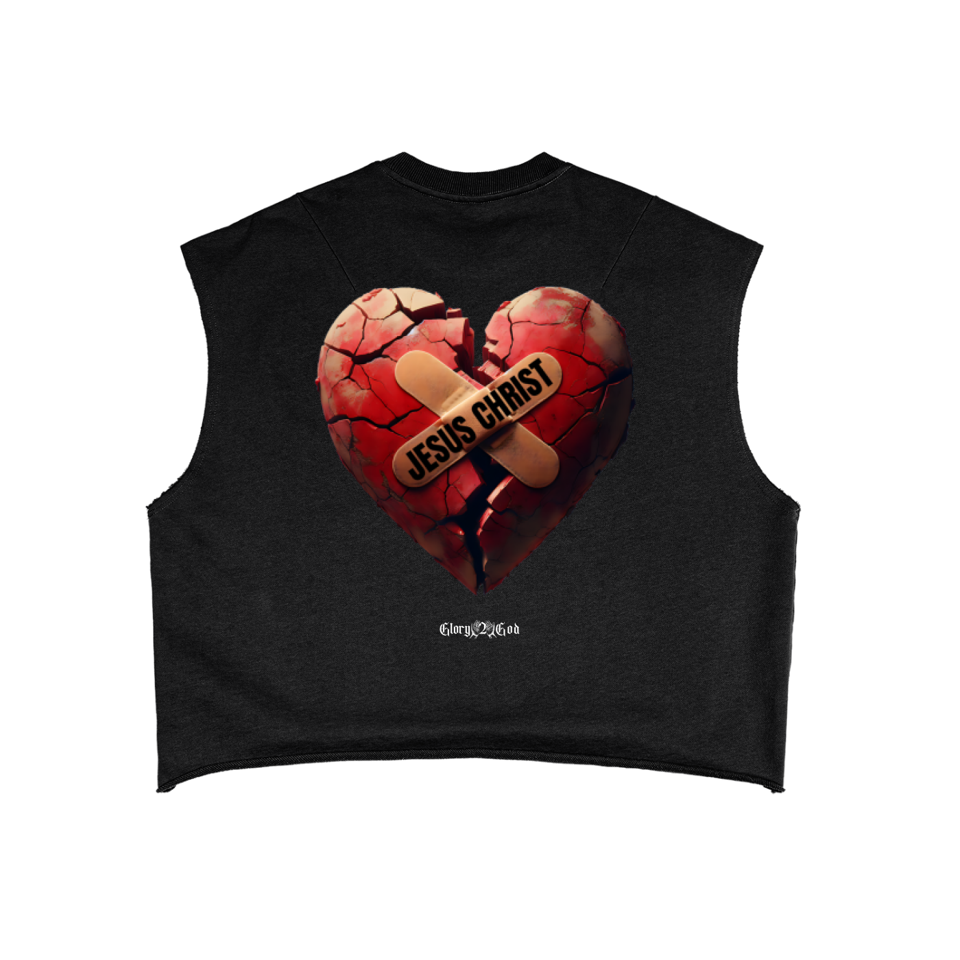 Jesus Heals Tank Top - Inspirational Boxy Fit for Comfort and Style - Glory2God Community